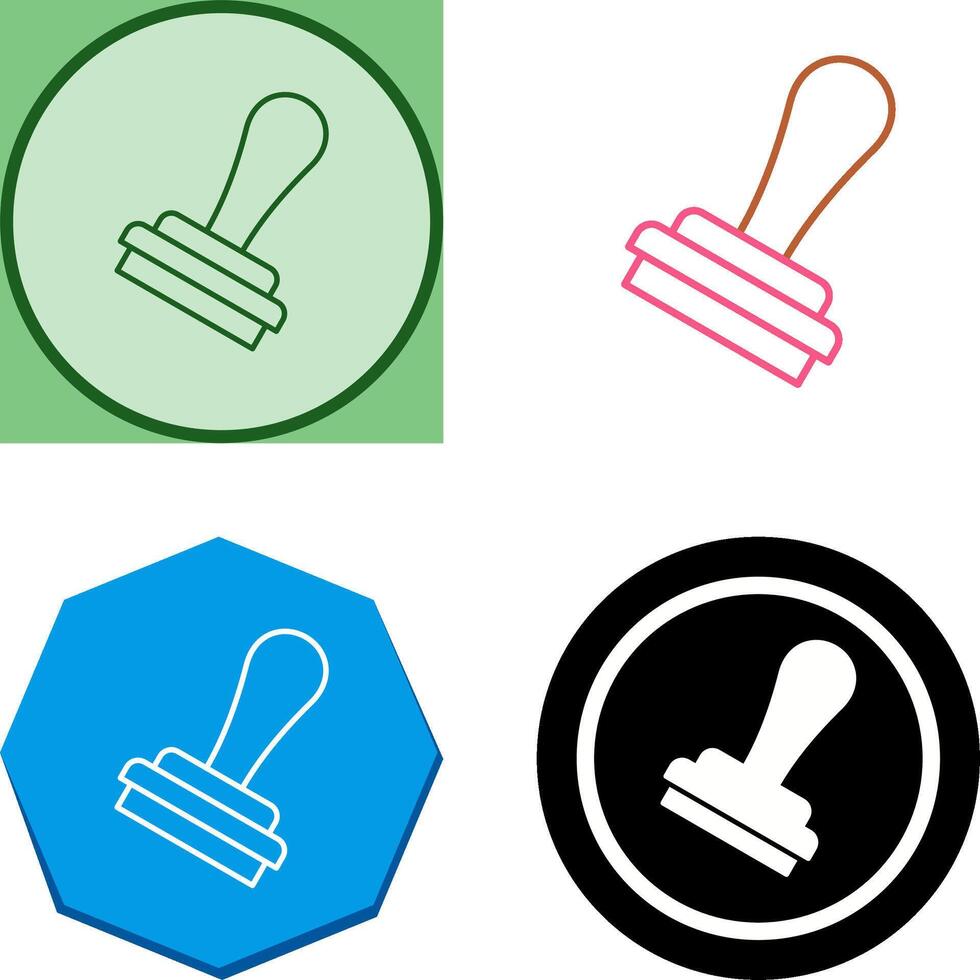 Stamp Icon Design vector