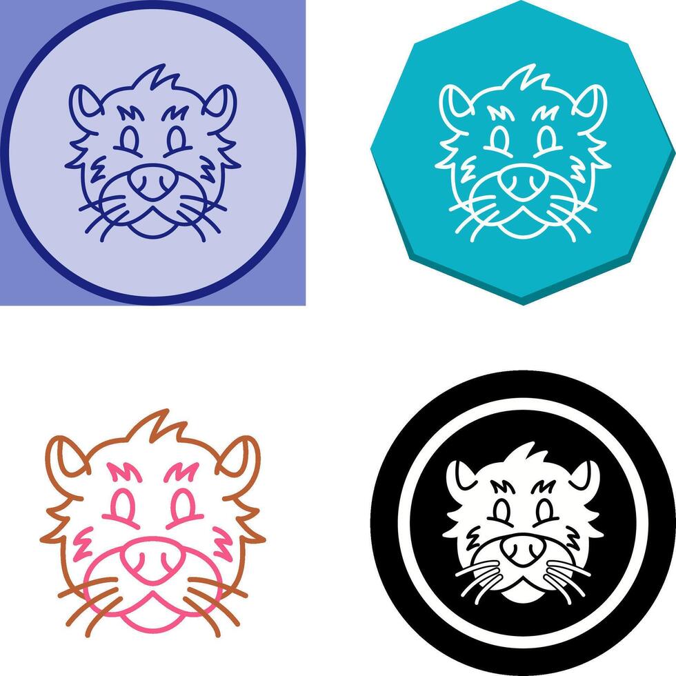 Otter Icon Design vector