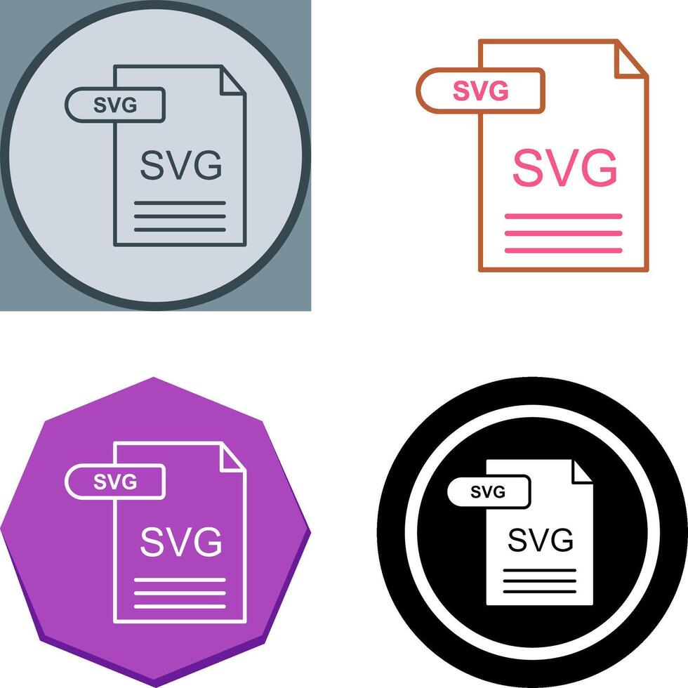 SVG Icon Design vector