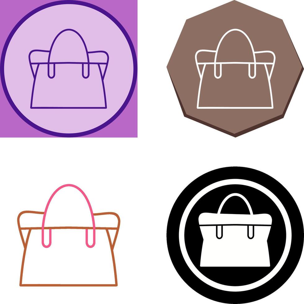 Bag Icon Design vector