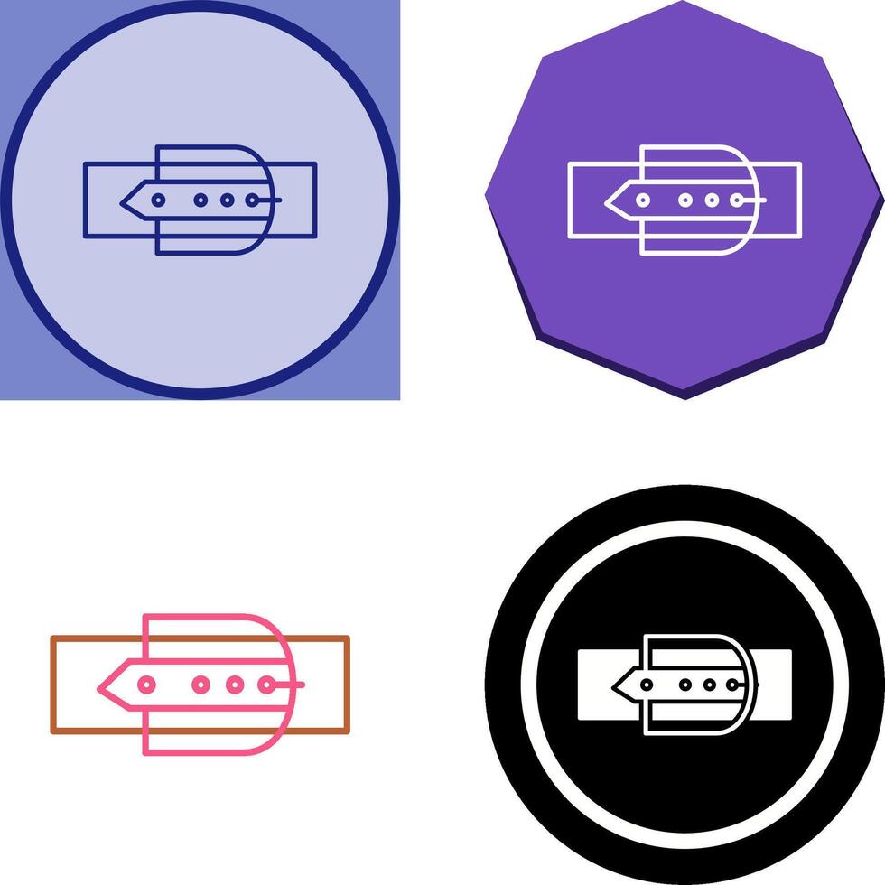 Belt Icon Design vector