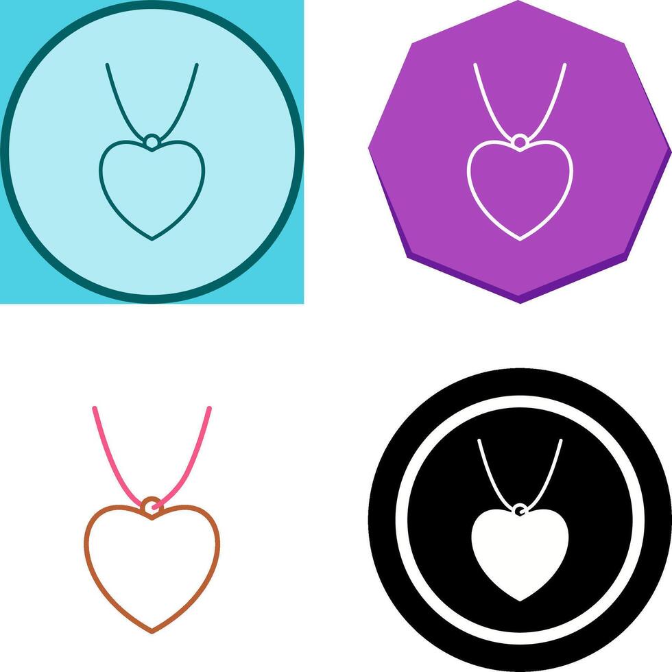 Locket Icon Design vector
