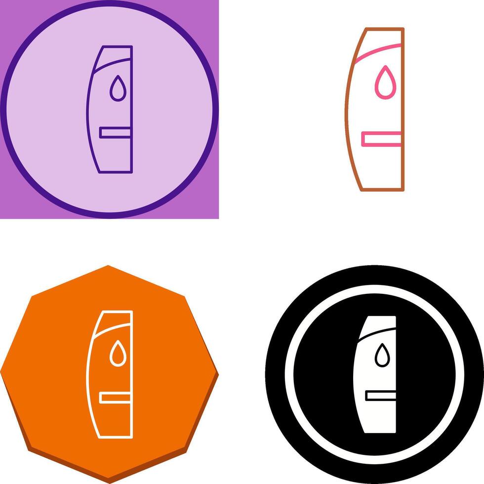 Shampoo Icon Design vector