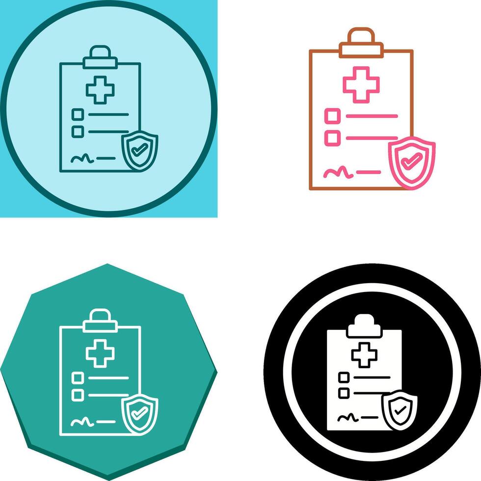 Health Protection Icon Design vector