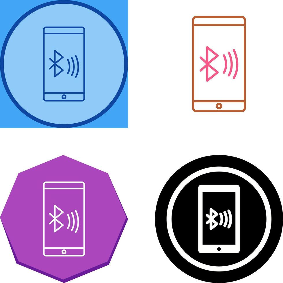 Connected Device Icon Design vector