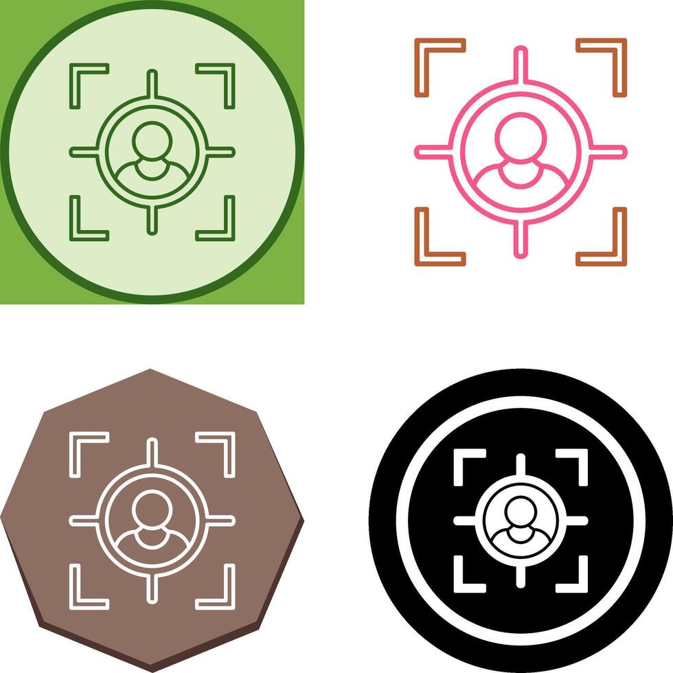 Target Icon Design vector