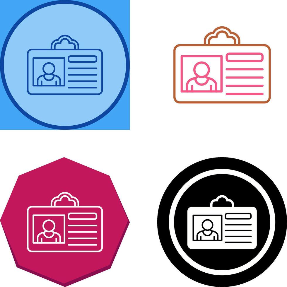 Criminal Card Icon Design vector
