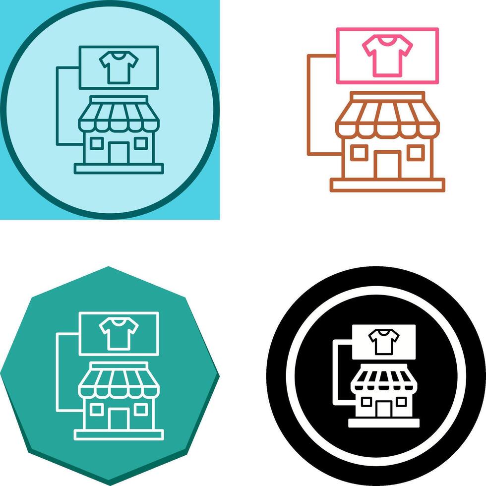 Store Icon Design vector