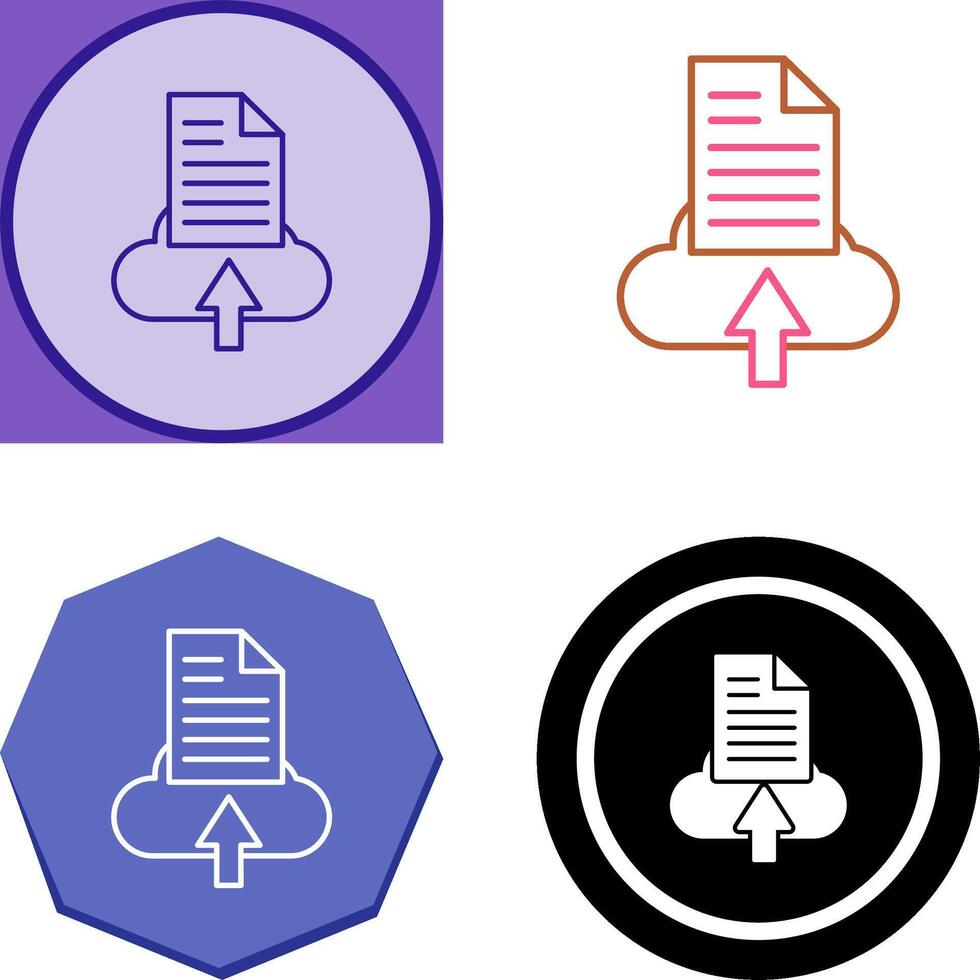 File Upload Icon Design vector