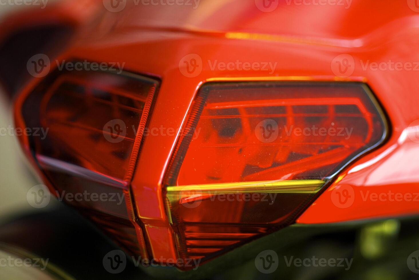 Detail of the sport motorcycle photo