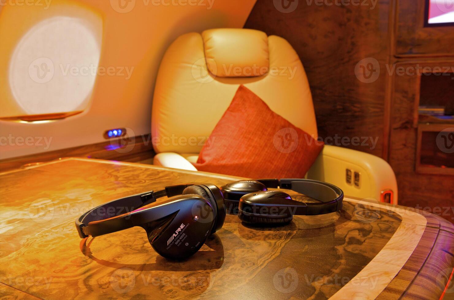 VIP Business Interior Jet Airplane photo