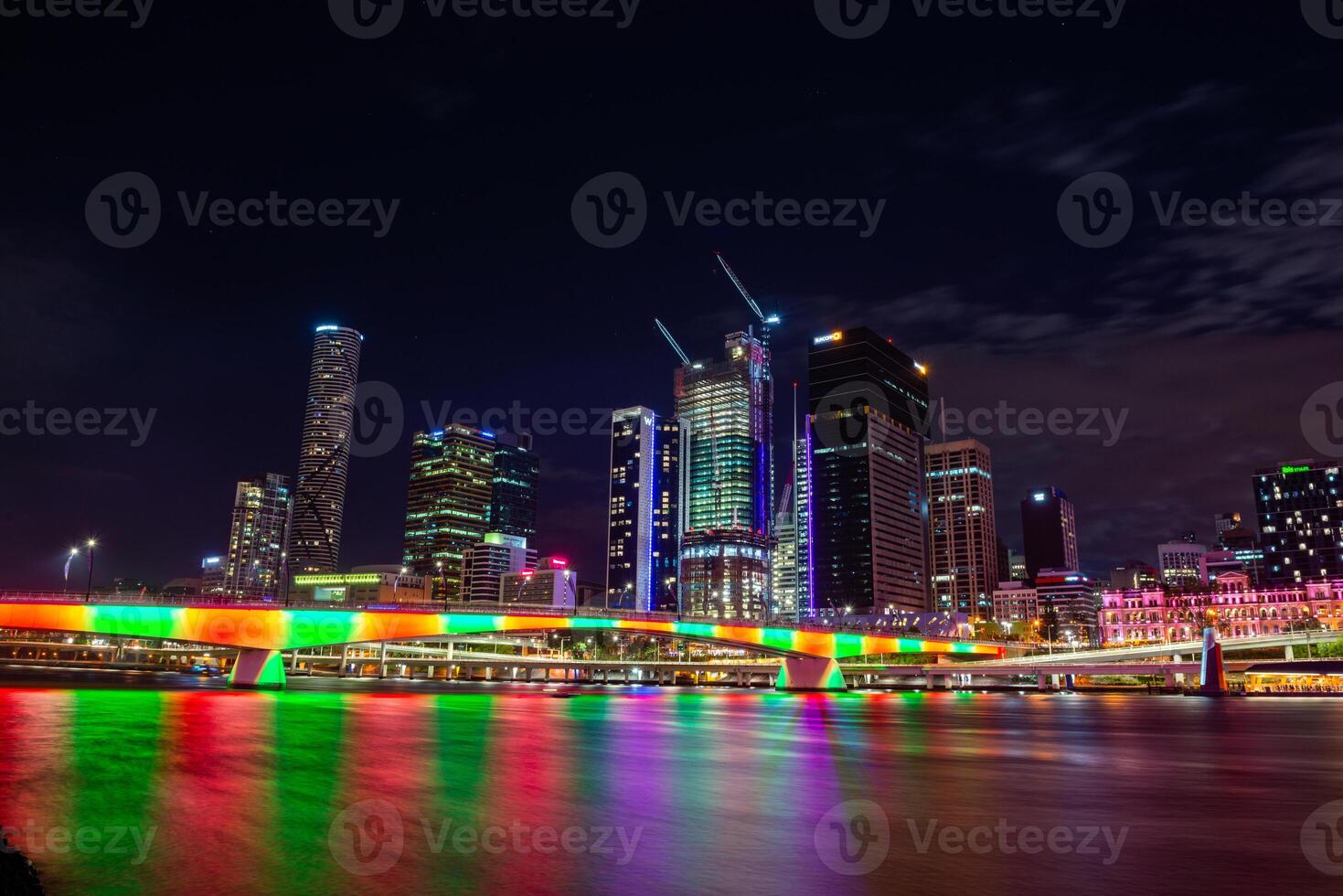 City skyline of Brisbane photo