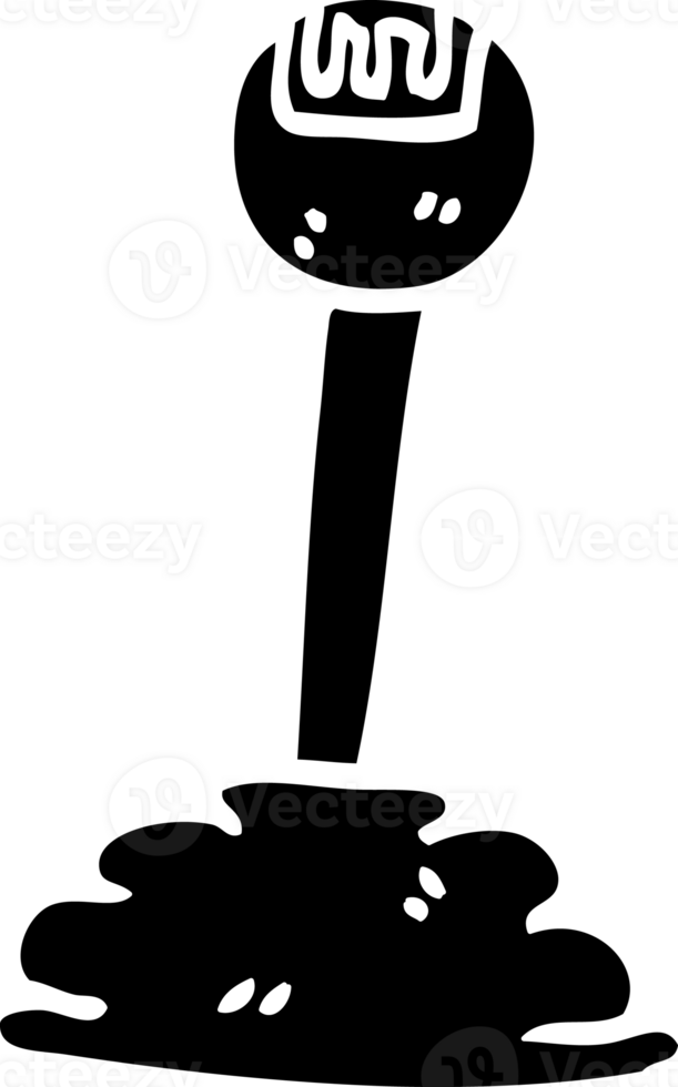 line drawing cartoon gear shift solid black icon png