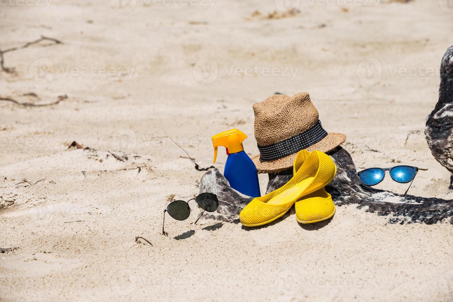 Set for a beach photo