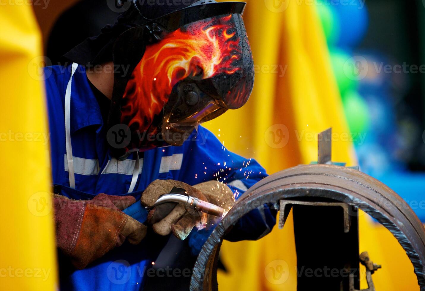 Welding pipe for a pipe stand photo