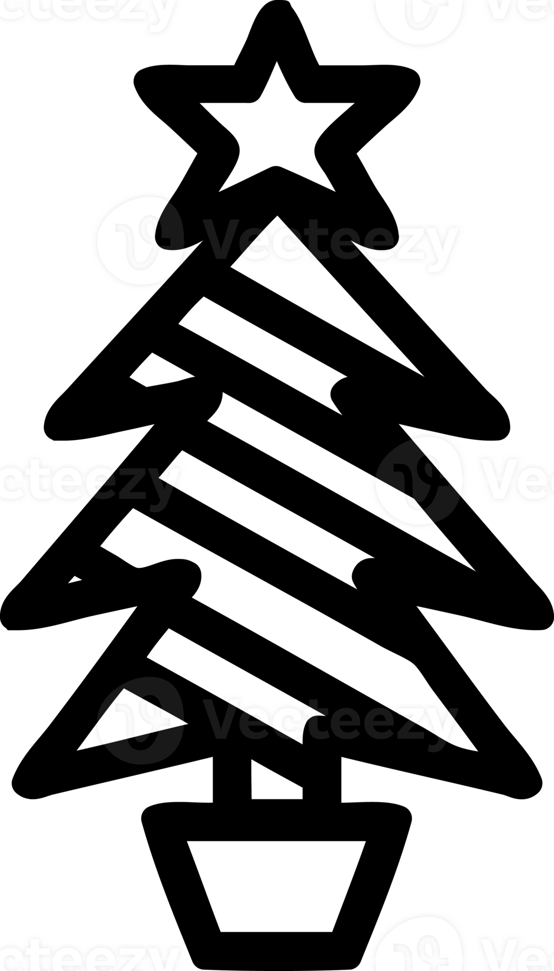 christmas tree symbol icon 45473035 PNG