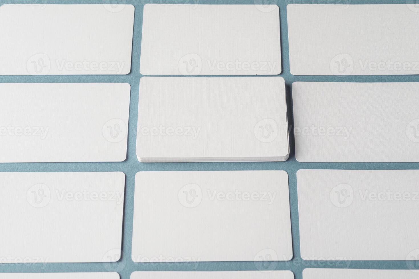 Business cards blank mockup - template photo