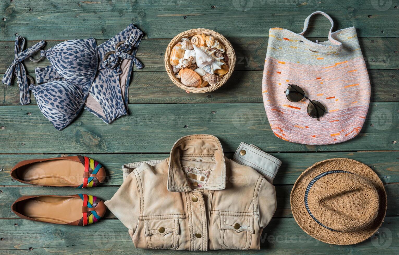 summer traveling stuff photo