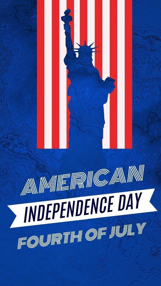 American independence day instagram story  template