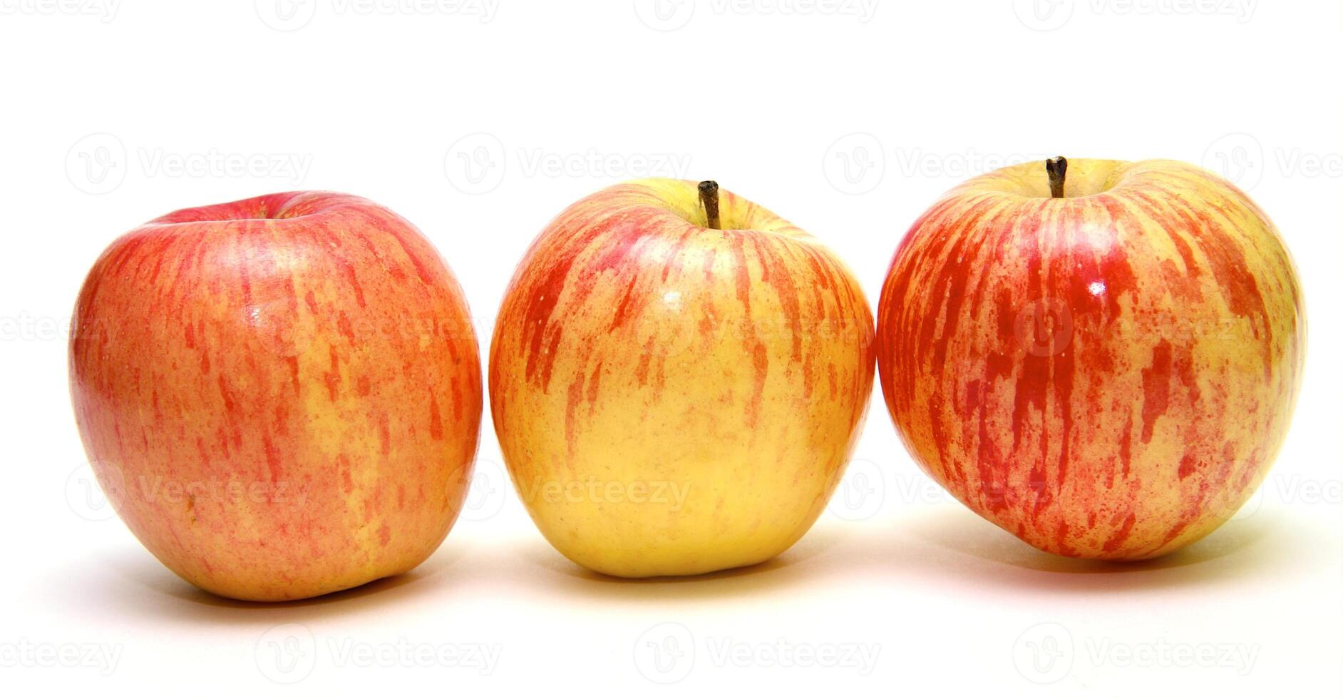 The juicy apple, is red yellow colour photo