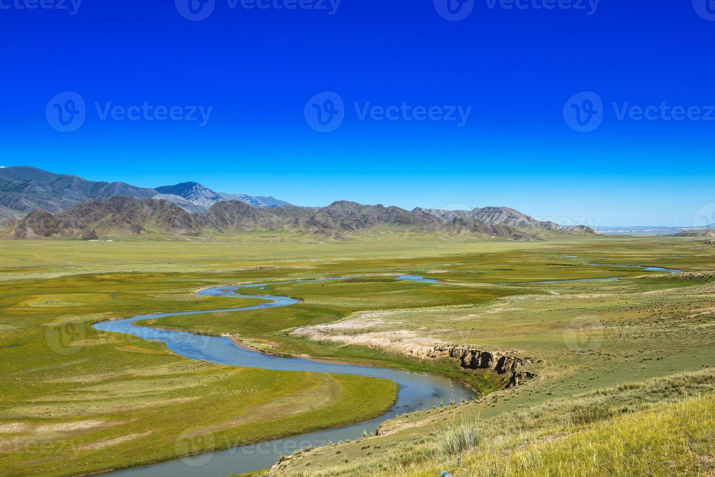 montaña valle, almaty región, Kazajstán foto