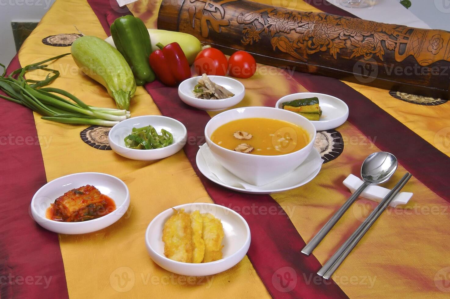 Food style of Korean food photo