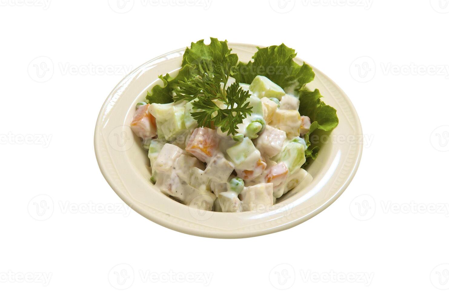Classical French lettuce To oliv'e photo