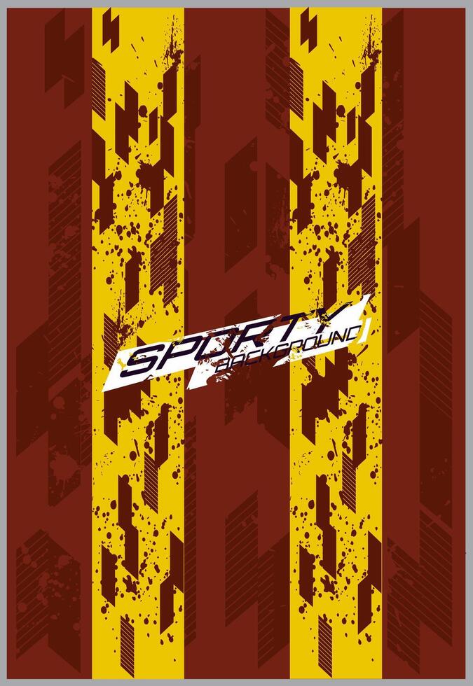 Soccer jersey design for sublimation. Abstract background with sport pattern. vector