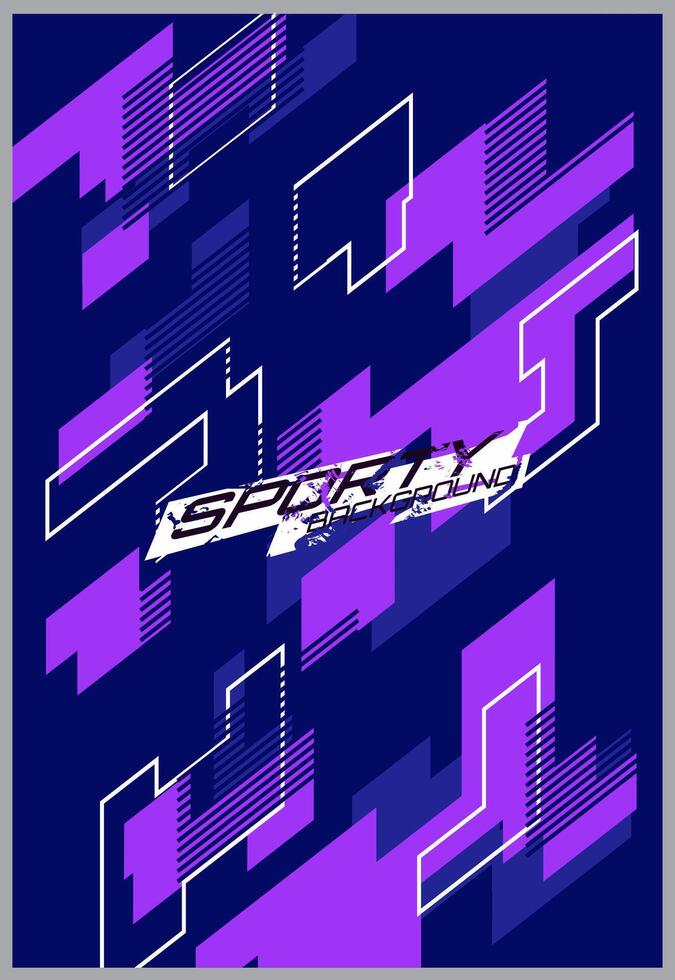 Soccer jersey design for sublimation. Abstract background with sport pattern. vector