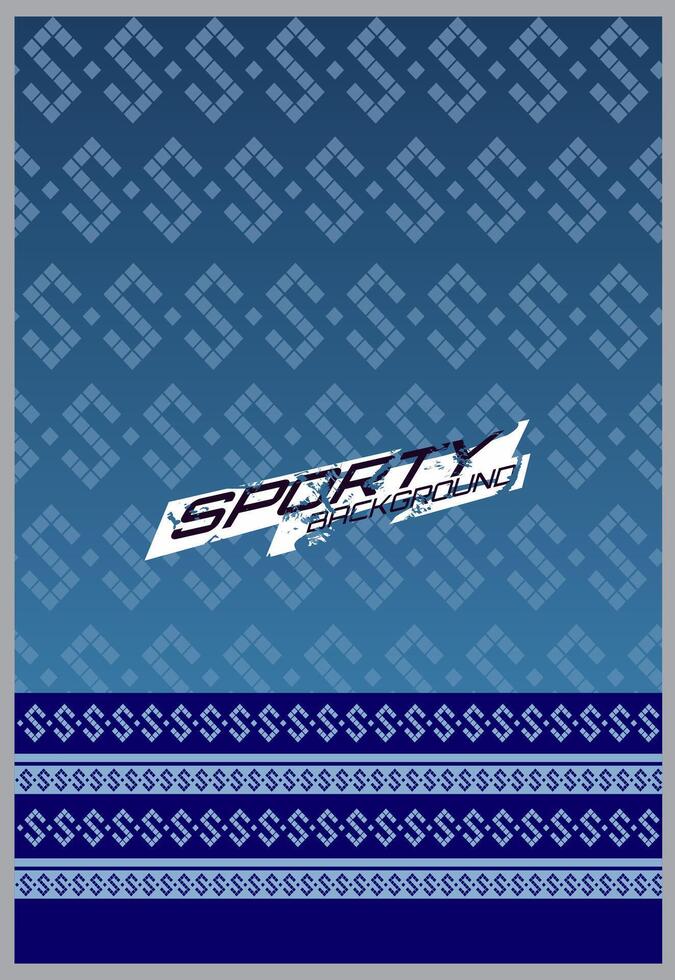 Soccer jersey design for sublimation. Abstract background with sport pattern. vector