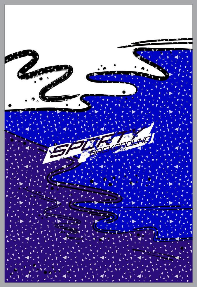 Soccer jersey design for sublimation. Abstract background with sport pattern. vector
