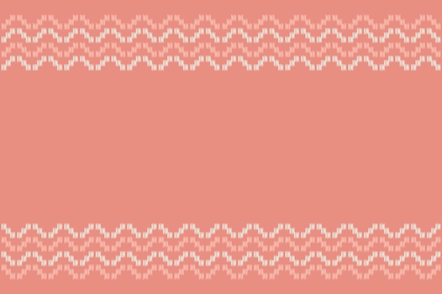 Ethnic Ikat fabric pattern geometric style. Ikat embroidery Ethnic oriental pattern rose gold pink gold background. Abstract,vector,illustration.Texture,clothing,frame,decoration,motif valentine. vector