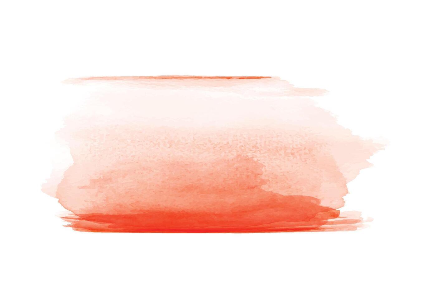 Abstract watercolor orange hand-drawn background vector