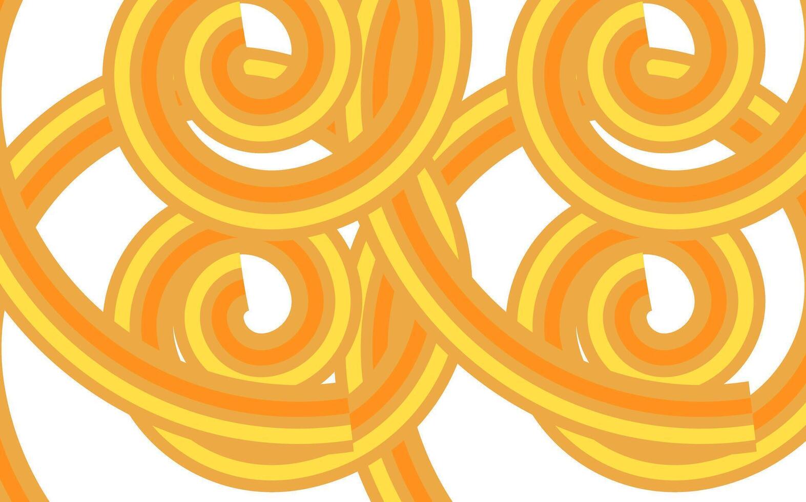 Hand drawn asian japanese ramen noodle seamless pattern.Background with yellow and orange stripes.Pasta abstract background concept.Macaroni yellow poster. vector