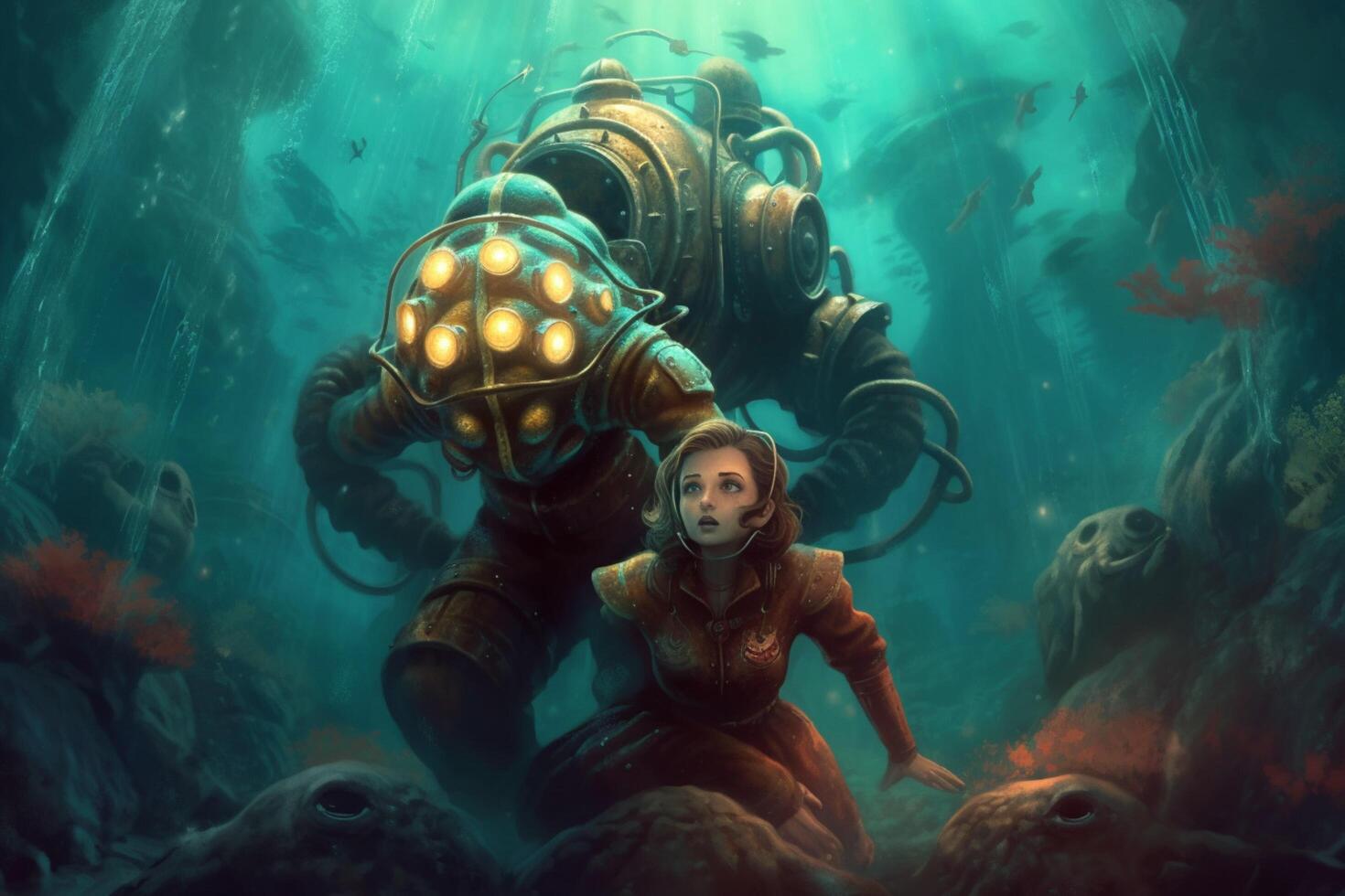 a poster for a game called bioshock photo