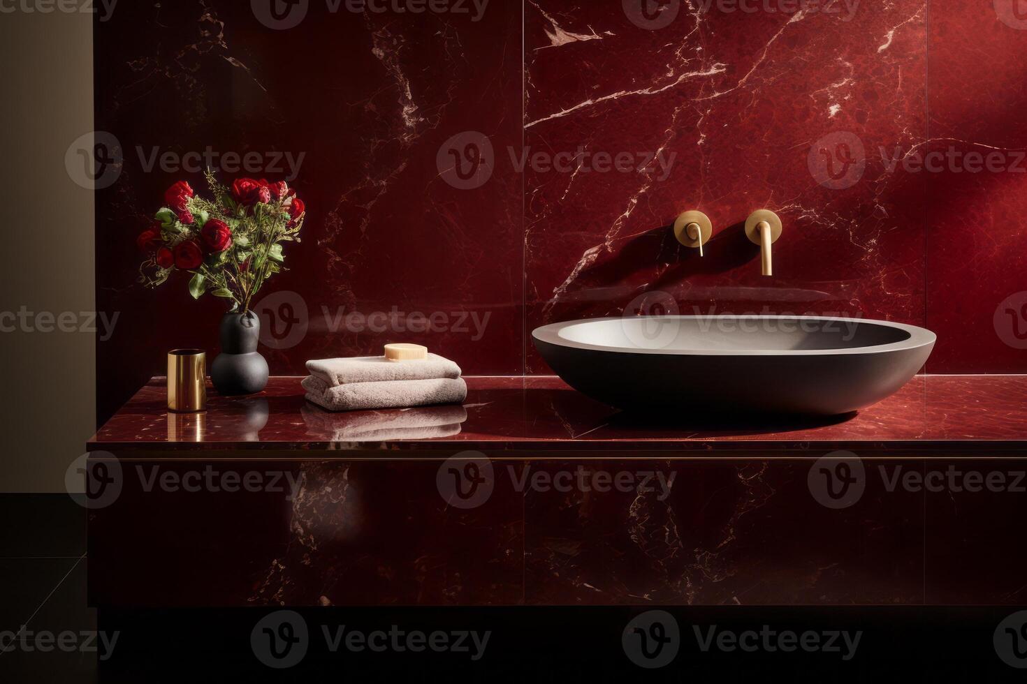画材 Red Marble Genuine Vintage Vitro All-Red Marble .59 Inches Near-Mint Condition