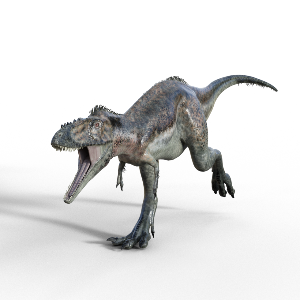 Alioramus dinosaur isolated 3d png