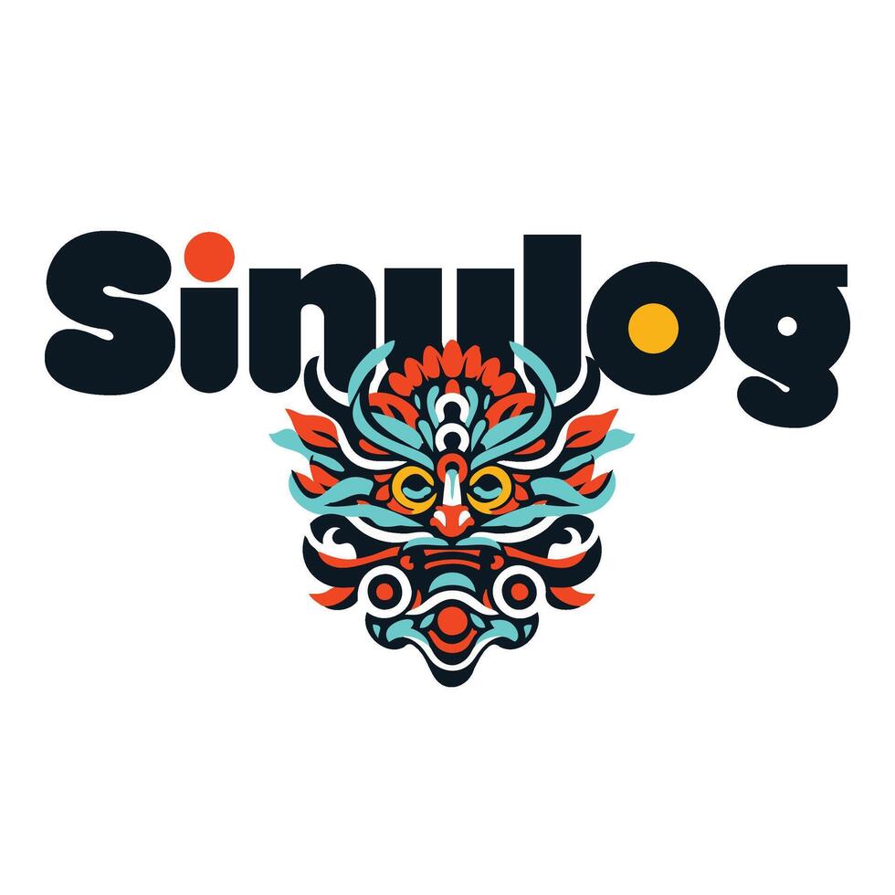 Dynamic Sinulog, Festive Design for Honoring Cebu's Santo Nino vector