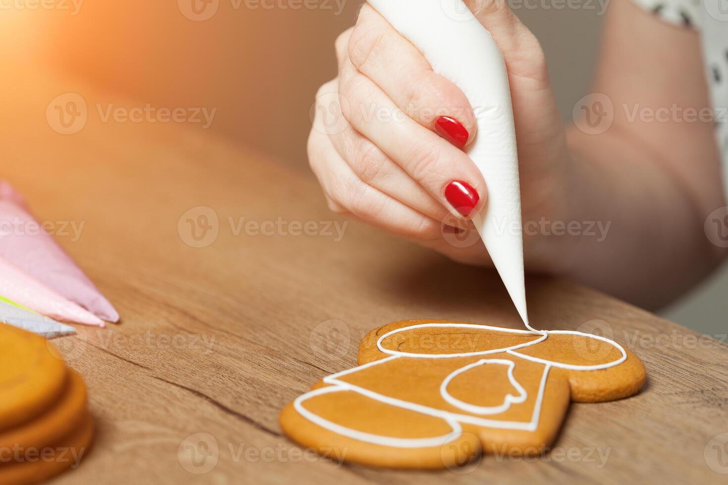 baking, draw on baking, patterns photo