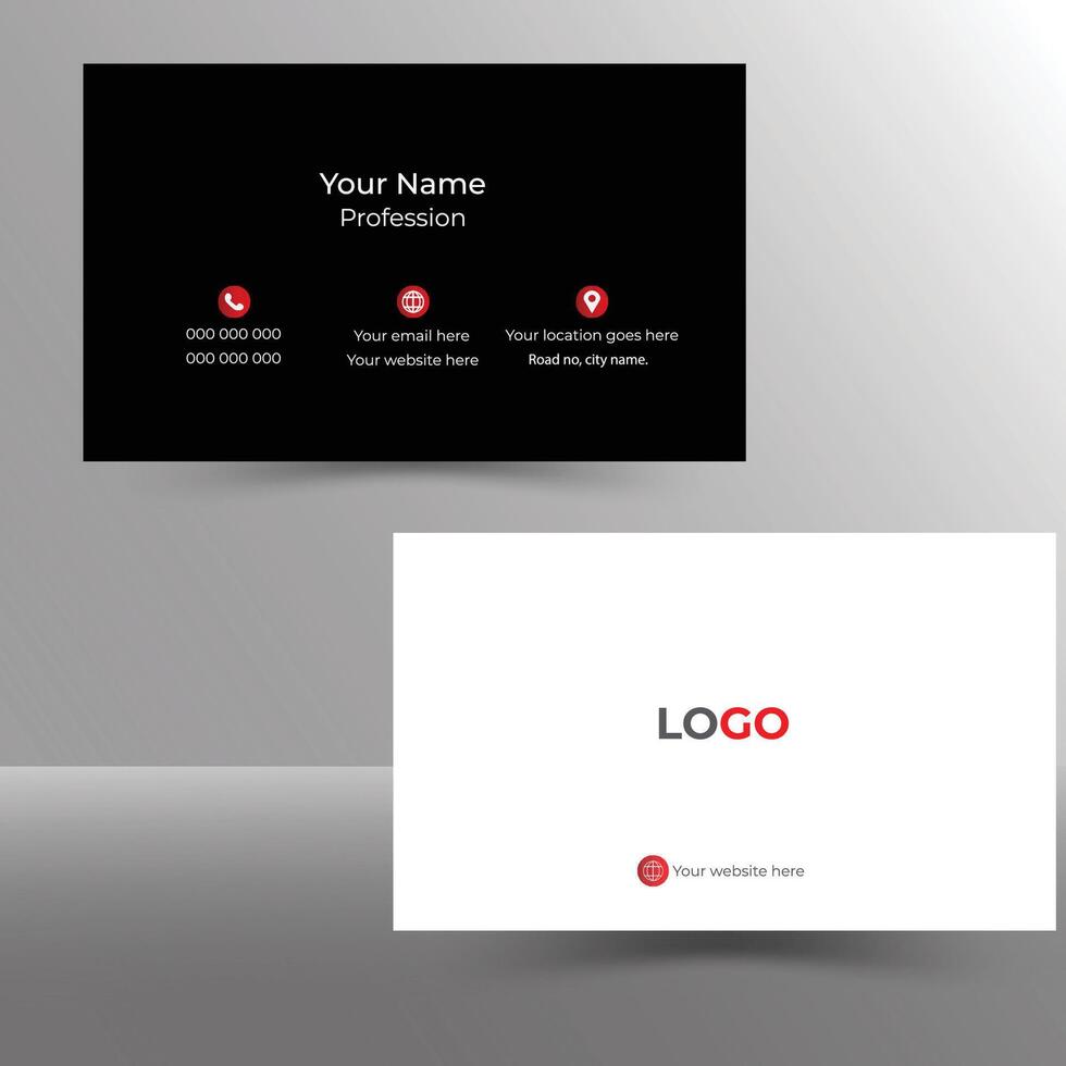 Business Card Template vector