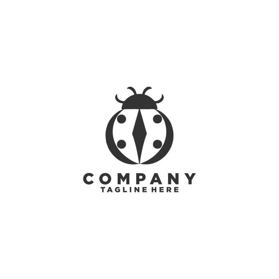 AI generated Ladybug icon. Vector image of red flying insect