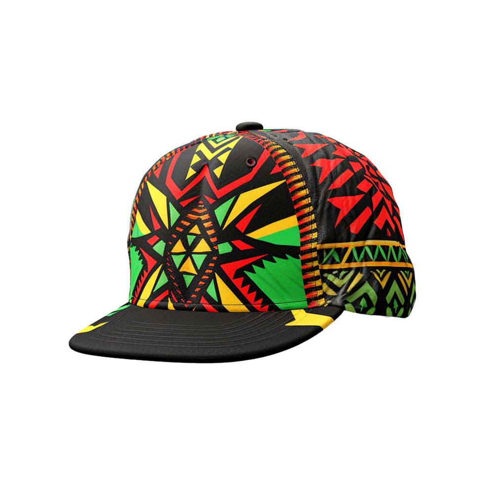 AI generated Rastamanas hat isolate on transparent background png