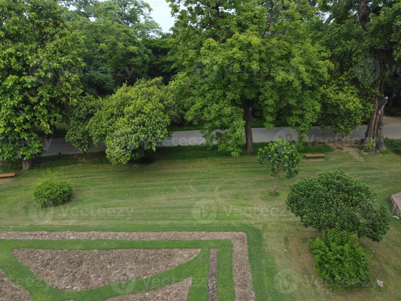 Aerial view of high ways in City Lahore of Pakistan on 2023-07-17. photo