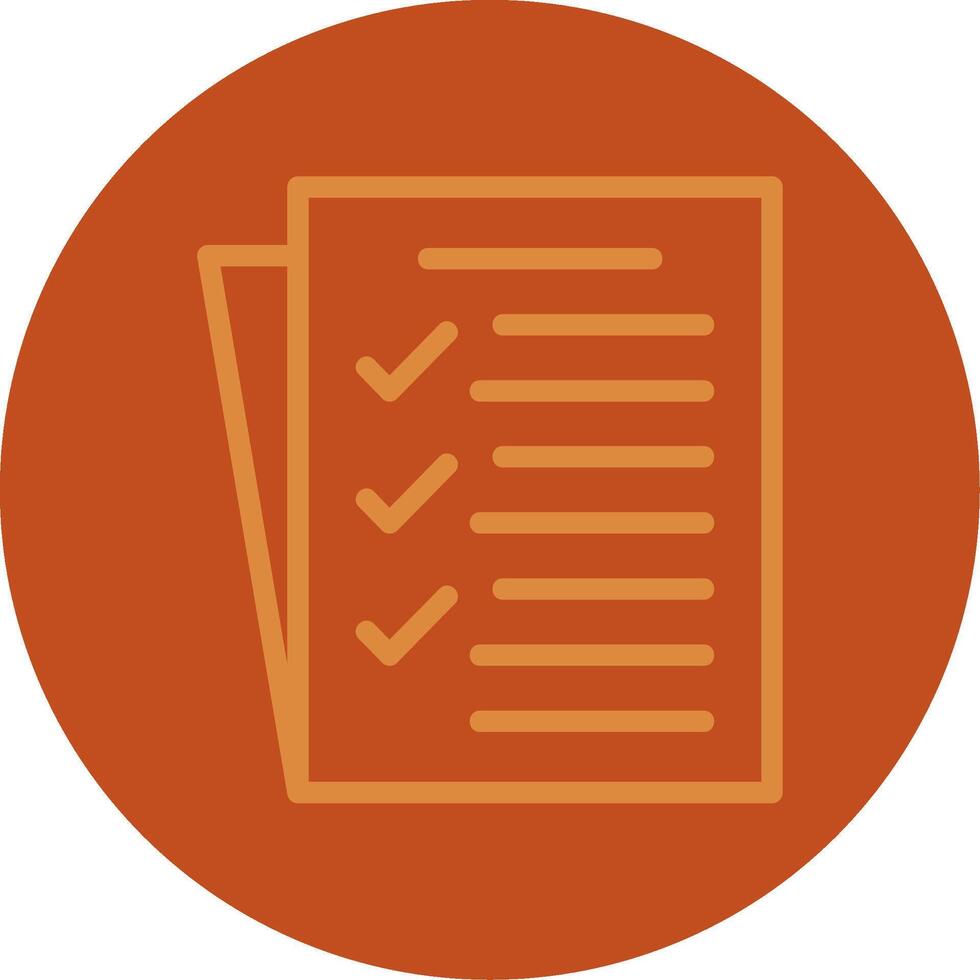 Task List Line Multi color Icon vector