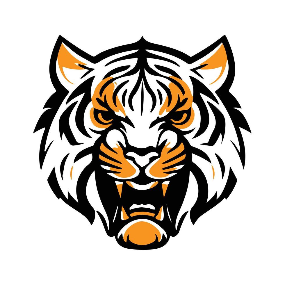 vector tiger design art image