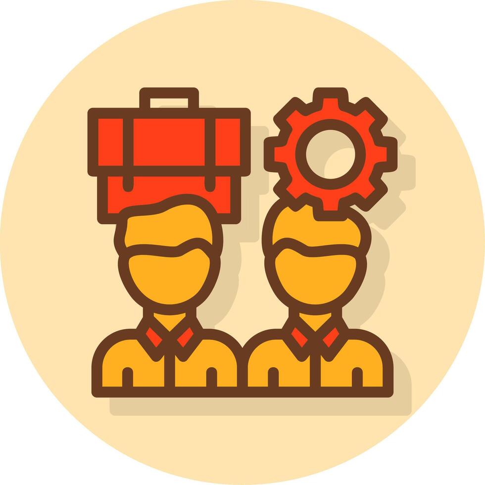 Equal Opportunity Filled Shadow Cirlce Icon vector