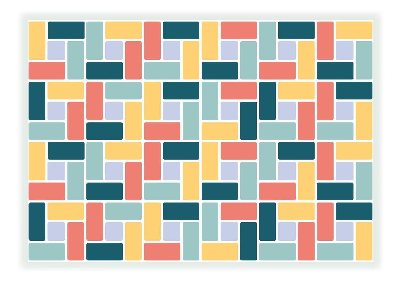 Paving Vector Illustration with Collection of Street Pavements, Brick, Architectural Elements and Stone Slabs for Making Floors in Flat Background