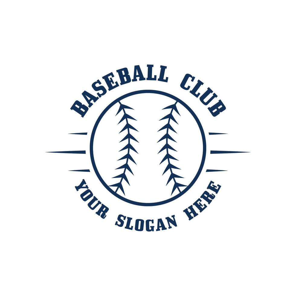 Baseball logo vector, baseball badge,sport logo,team identity,vector illustration. suitable for use as a sports club or community logo vector