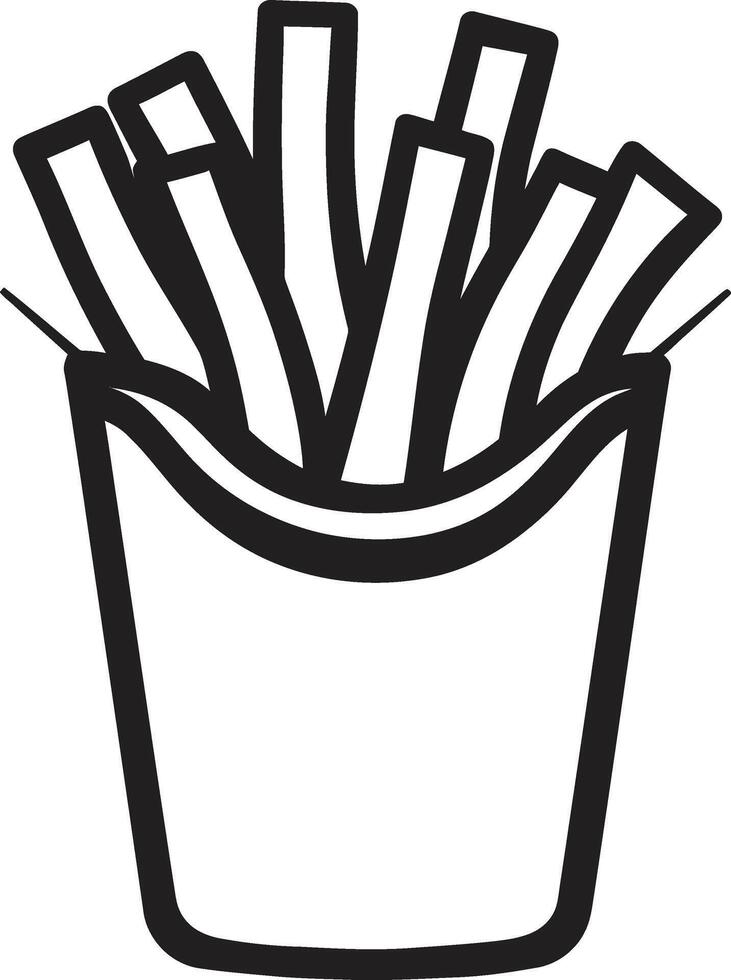 TastyTaters Fry Symbol CrispCulture ic Fries vector