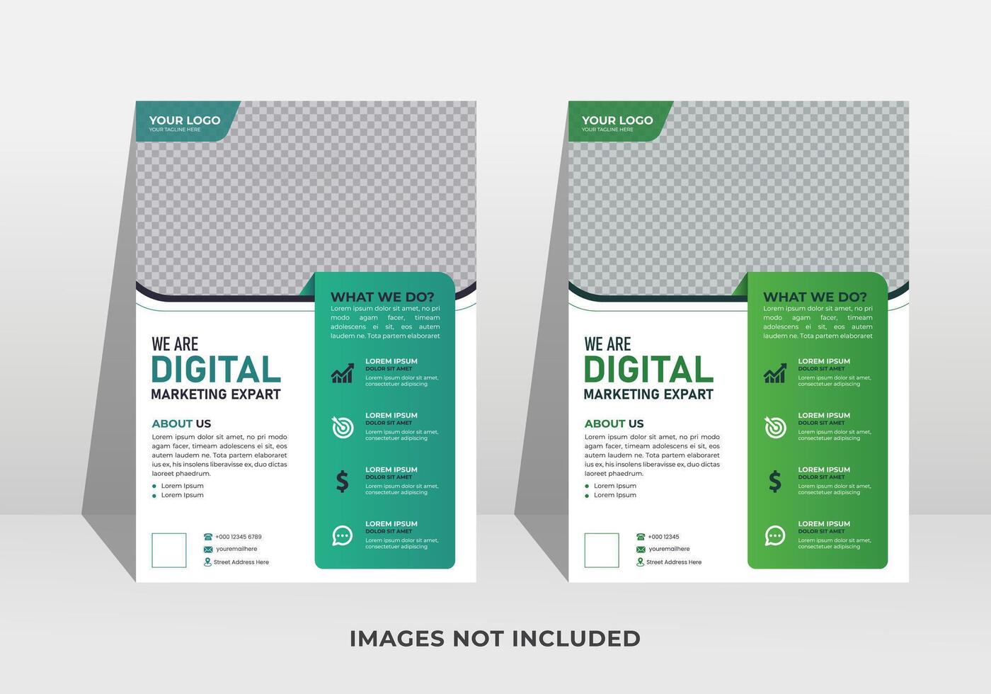 Modern flyer design template , Leaflet, presentation book cover templates,Flyer layout in A4 size vector